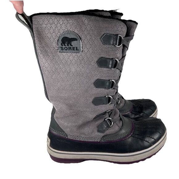 Sorel Shoes - Sorel Tivoli Waterproof Calf High Lace Up Snow Boots Women's Size 9
